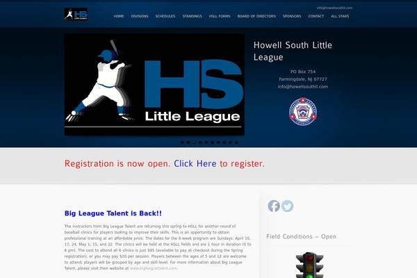 inFocus theme site design template sample
