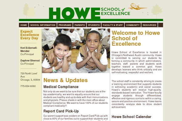 howe theme websites examples
