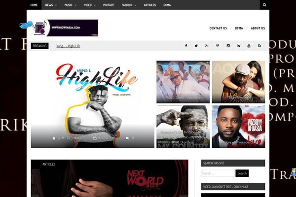 Trident Lite theme site design template sample
