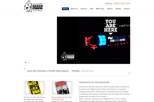 Promotion theme site design template sample