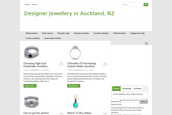 Cleartype theme site design template sample