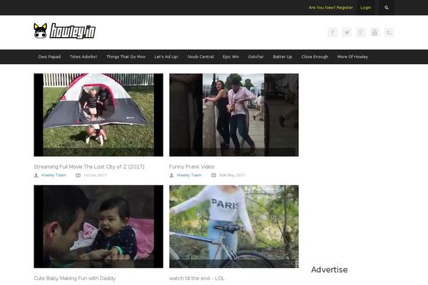 Oaknut theme site design template sample
