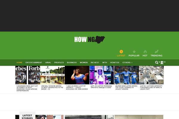 Bimber theme site design template sample
