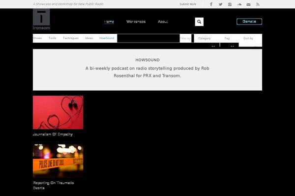 Site using Category Sticky Post plugin