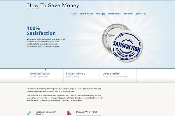 Biznizz theme site design template sample