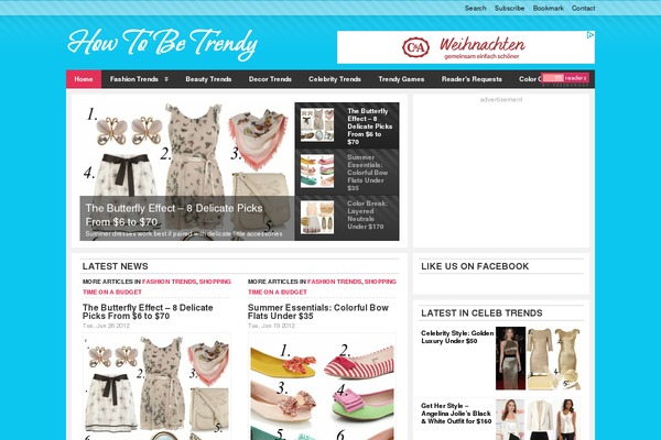The Stars theme site design template sample