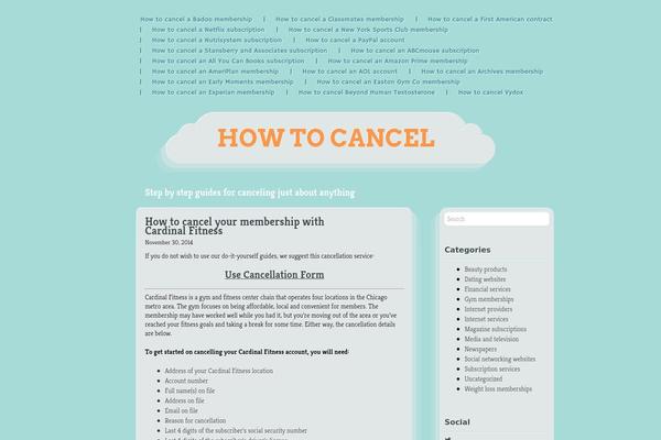 howtocancel.com site used Crafty-wpcom