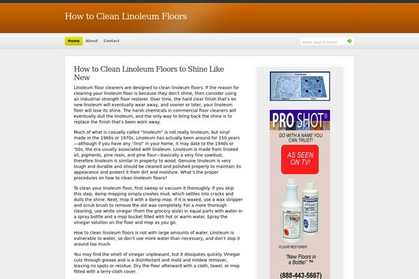 howtocleanlinoleumfloors.com site used Yukon