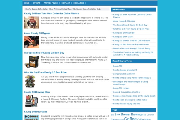 howtocleansacoffeemaker.com site used Nyeoindthemes