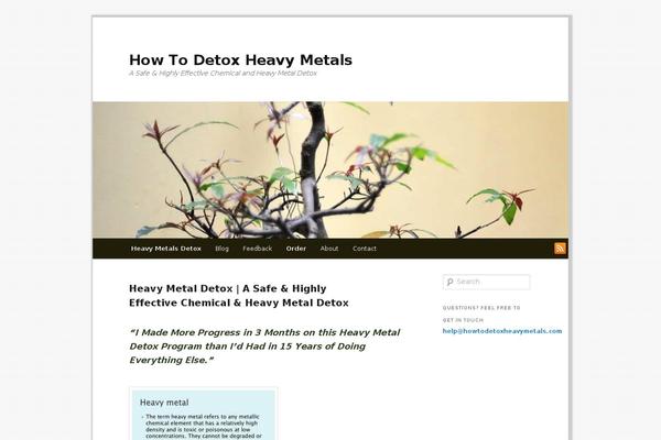 howtodetoxheavymetals.com site used Metals-detox.1.1.3