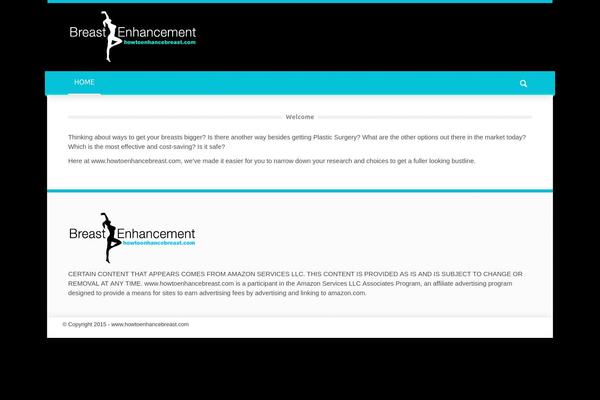 Magazin theme site design template sample