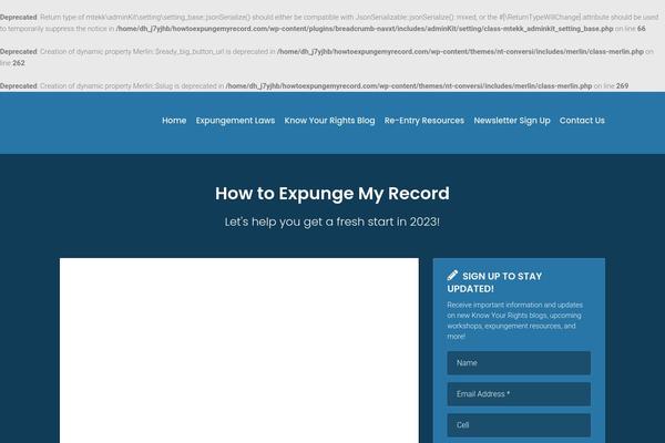 howtoexpungemyrecord.com site used Nt-conversi