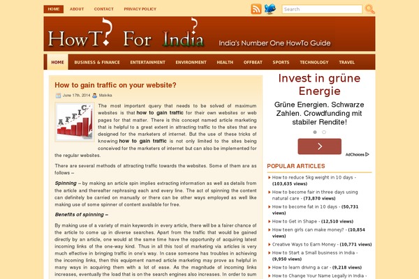 howtoforindia.com site used Frankle
