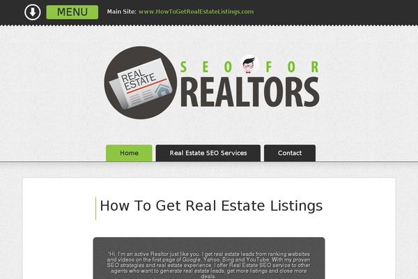 howtogetrealestatelistings.com site used Course-marketer