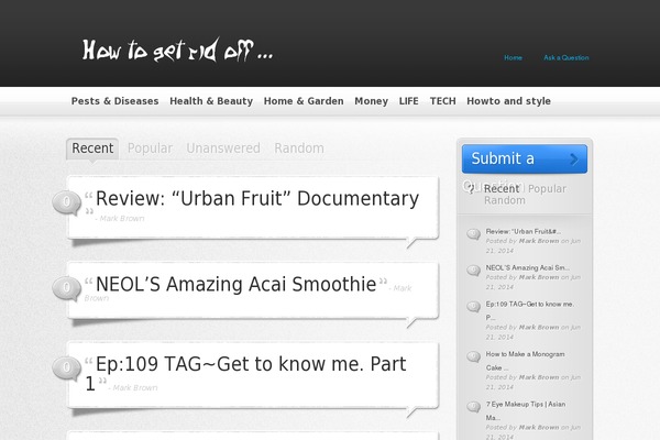 AskIt theme site design template sample