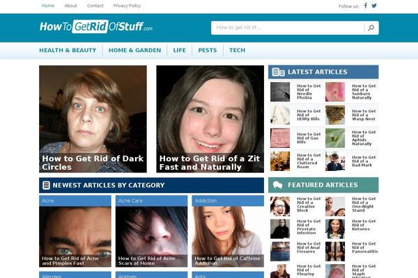howtogetridofstuff.com site used Purea Magazine