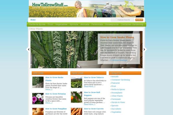 Serenity theme site design template sample