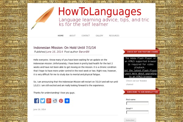 howtolanguages.com site used Book inspiration