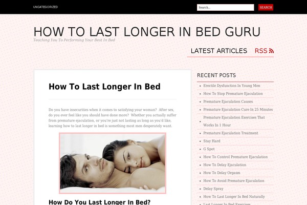 Bueno theme site design template sample