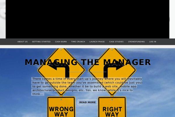 Nirvana theme site design template sample