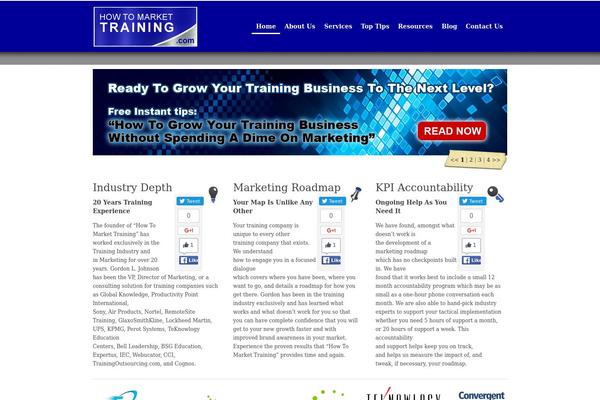 Metric theme site design template sample