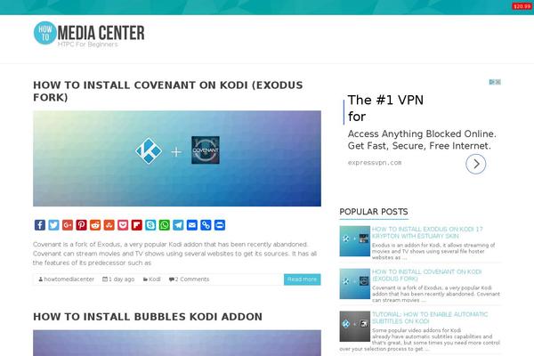 Spacious theme site design template sample