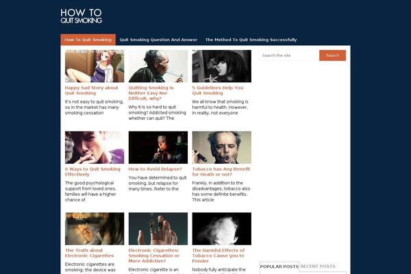 Minimalia theme site design template sample