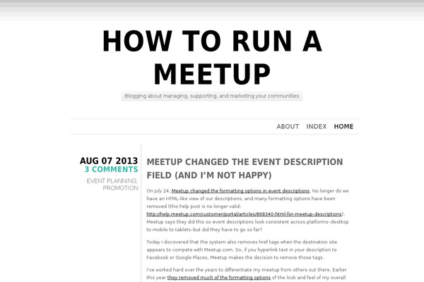 Chunk theme site design template sample