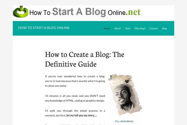 Focusblog theme site design template sample