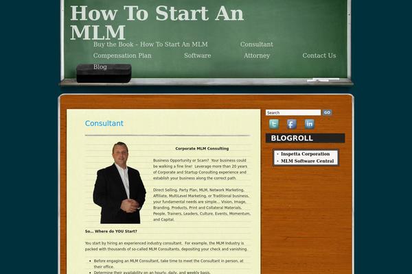 howtostartanmlm.com site used ClassRoom Blog