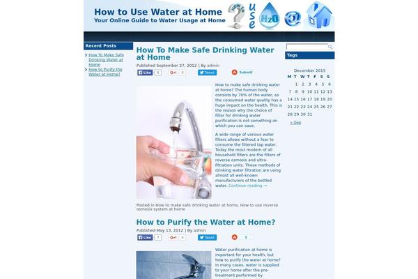 Blue3 theme site design template sample