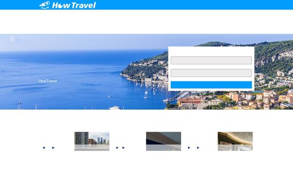 Tour Package theme site design template sample