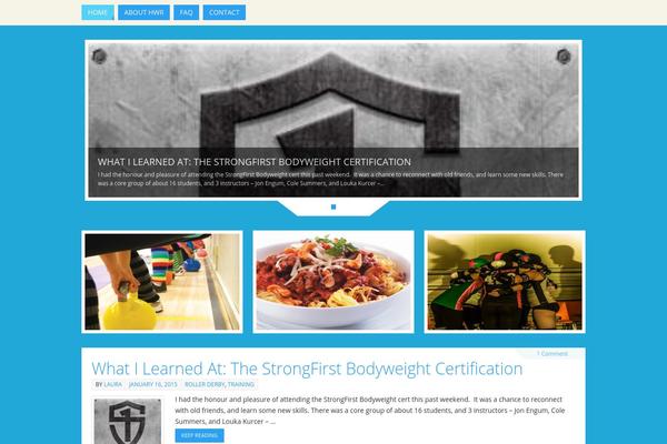 Parabola theme site design template sample