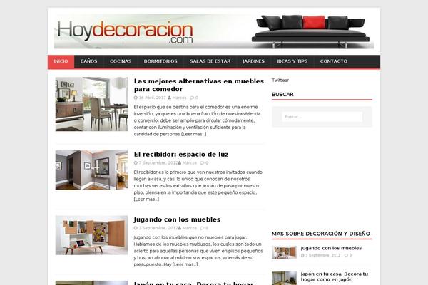 MH Magazine lite theme site design template sample