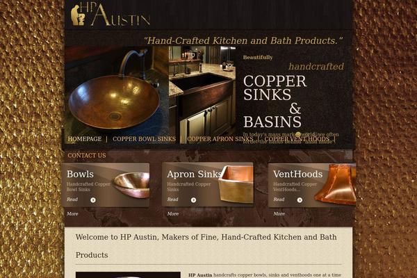 Austin theme site design template sample