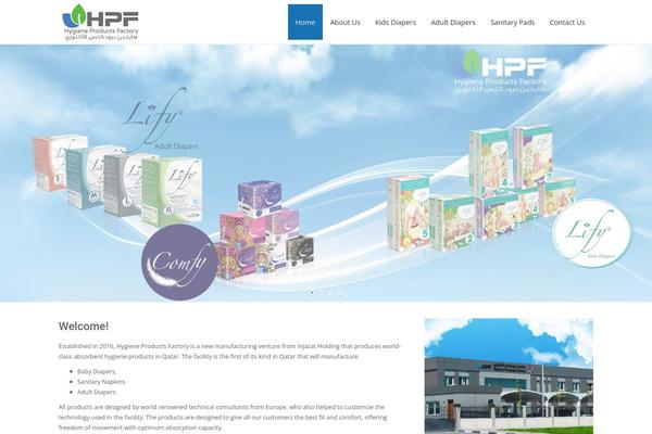 Adama theme site design template sample