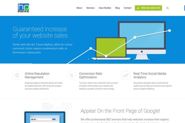 SEOWP theme site design template sample