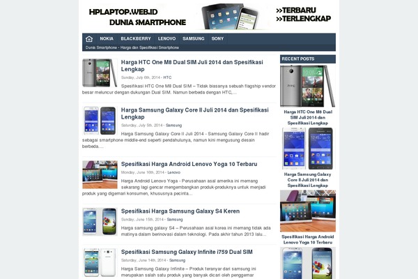 Flat728 theme site design template sample