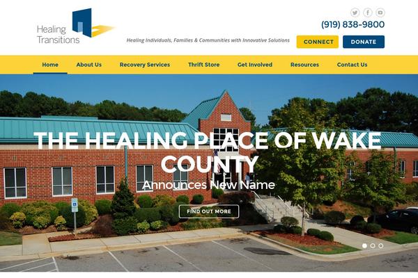 healing-place theme websites examples
