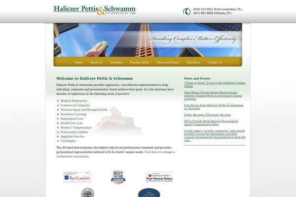 haliczer theme websites examples