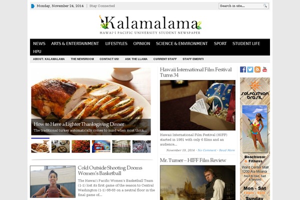 Advanced Newspaper theme site design template sample