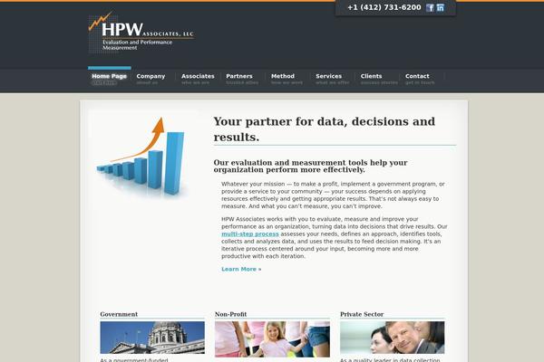 hpwassoc.com site used The Bootstrap