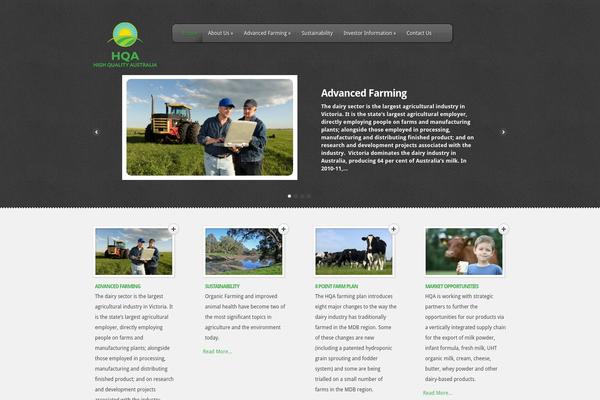 Feather theme site design template sample