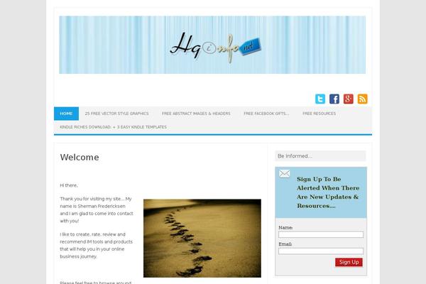 Site using Simple Aweber Optin Widget plugin