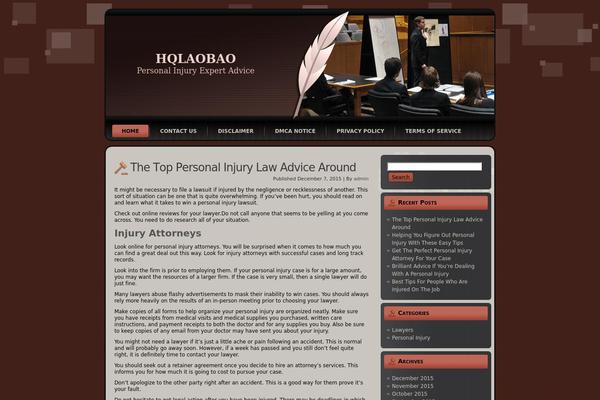 hqlaobao.com site used Law_wordpress_theme_5