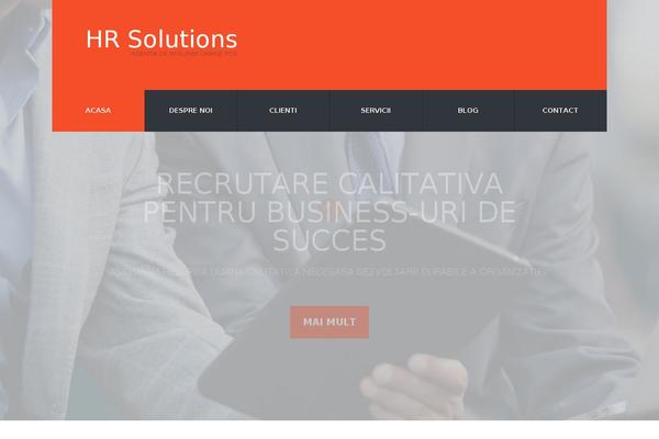 Cherry Framework theme site design template sample