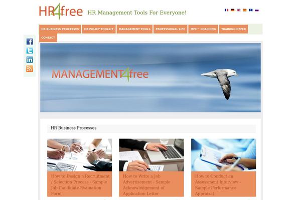 hr4free.com site used Wpbootstrapstarterchild