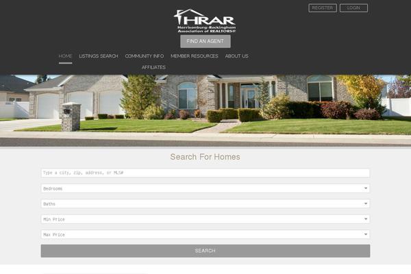 Site using Real Estate Website Builder plugin