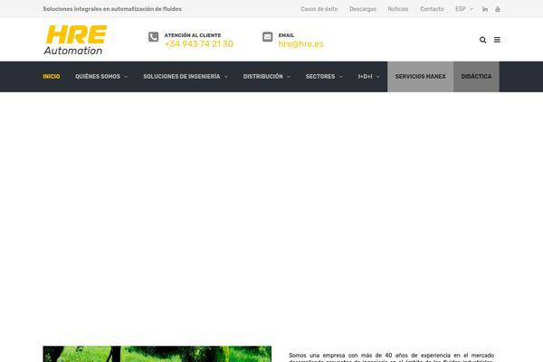 Thebuilt-child theme site design template sample