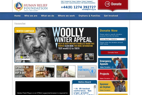 hrf.co.uk site used Hrf